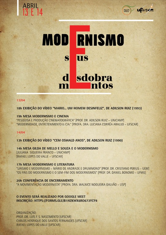 Cartaz Modernismo e seus desdobramentos.jpeg