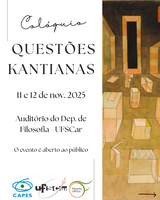 Colóquio “Questões Kantianas”