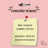 Concurso público para professor de Filosofia