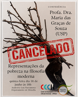 EVENTO CANCELADO - Conferência “Representações da pobreza na filosofia moderna”