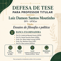 Defesa de tese do Prof. Dr. Luiz Damon Santos Moutinho para professor titular