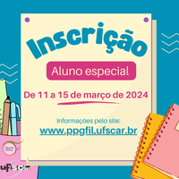 Inscrição de aluno especial